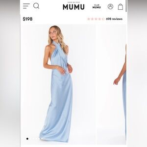 Show Me Your Mumu Jasmine Halter Maxi Dress